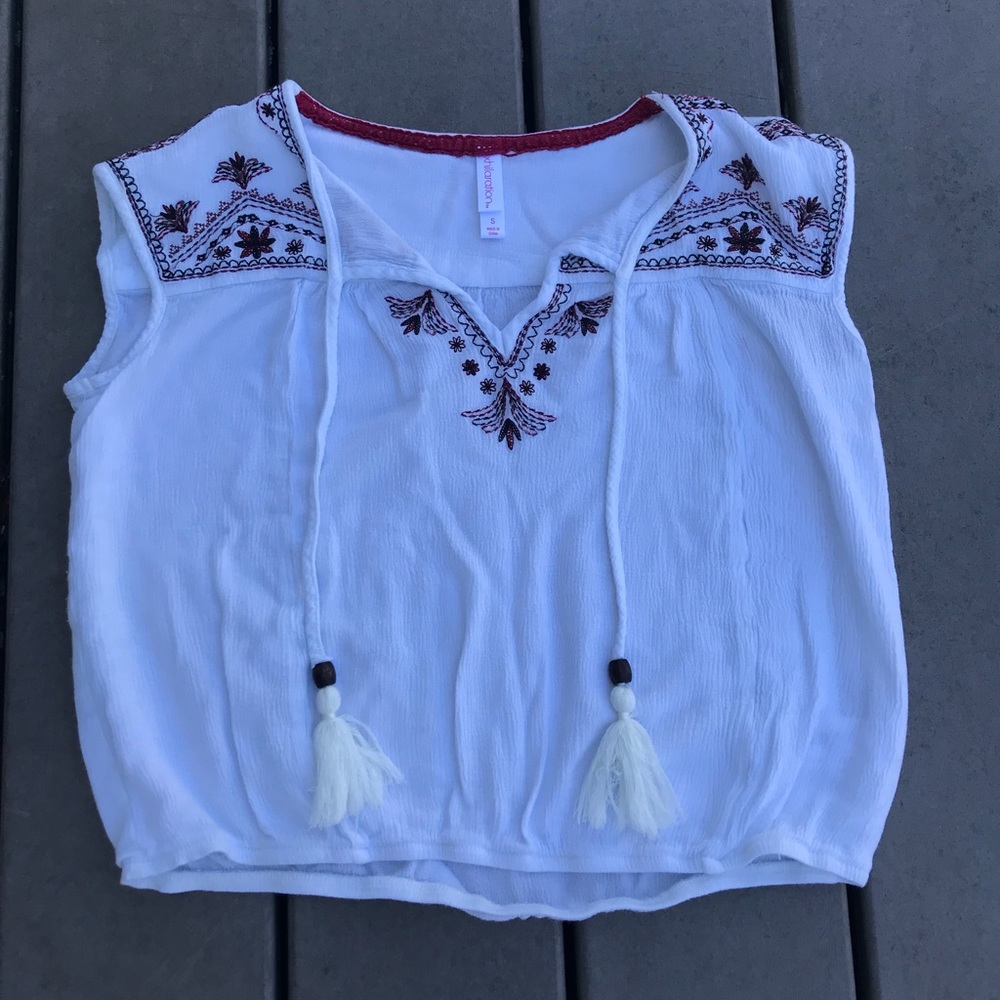 Cropped tank top